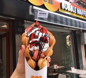 Bonjour Bubble Waffle Kumpir Bornova Izmir Zomato